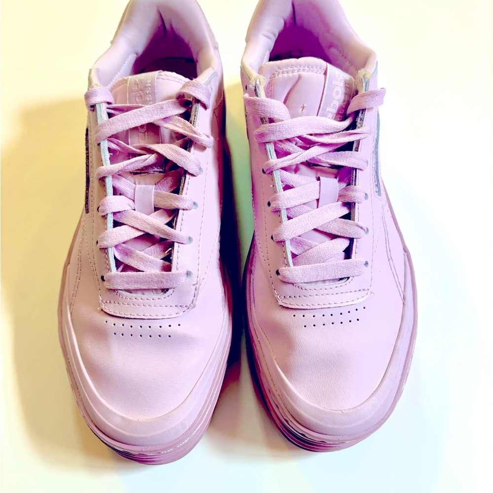 Reebok Club C Geo Double Sneakers. Purple + Infused Lavender size 8